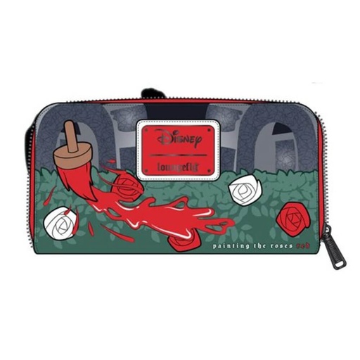 [IC9PCIL01] Alice in Wonderland Queen of Hearts Zip Purse