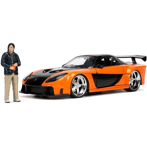[IC9INDA01] Fast and Furious 1997 Mazda RX7 with Han 1:24 Scale Ride
