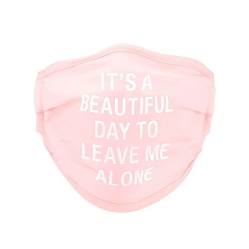 [JR6GMHY01] Say What Beautiful Day Face Mask (Pink)