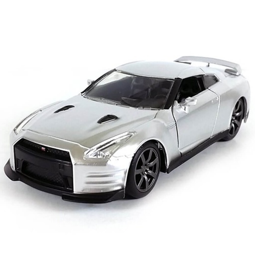 [IC10GAJG01] Fast and Furious 2009 Nissan GT-R Silver 1:32 Scale Ride