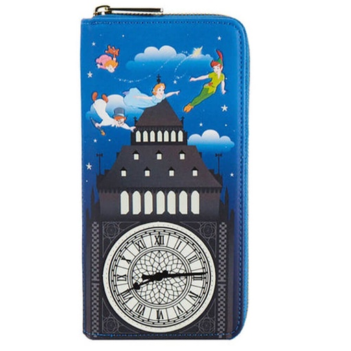 [IC10VUAU01] Peter Pan Glow Clock Zip Purse