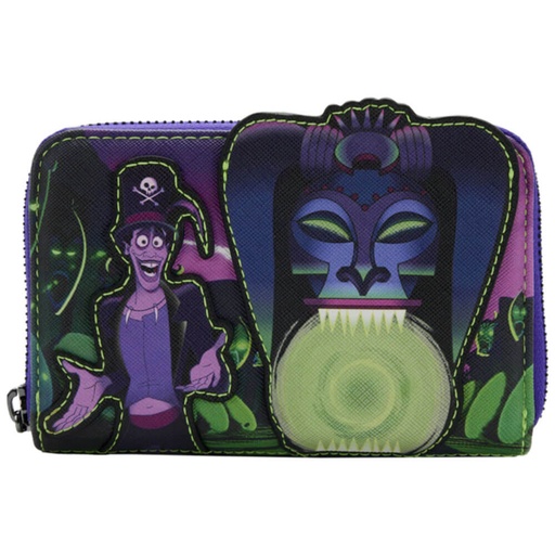 [IC10KKNT01] Princess and the Frog Facilier Glow Zip Purse