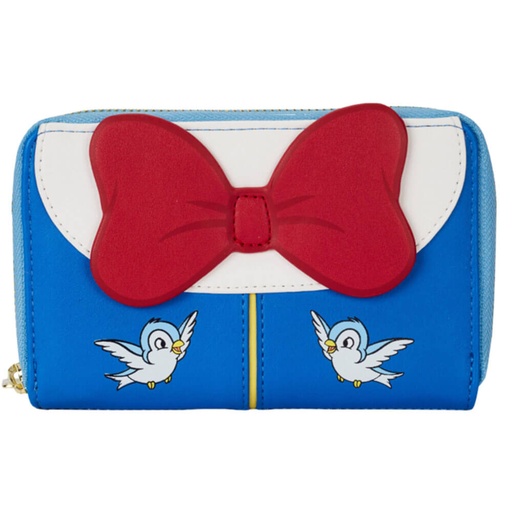 [IC10DTZW01] Snow White and the Seven Dwarfs Bow Zip Purse