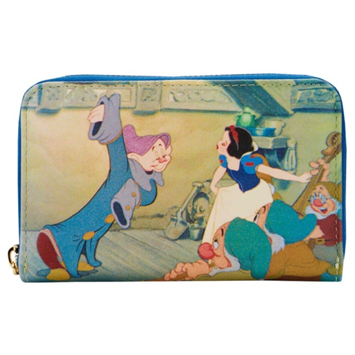 [IC10QDSJ01] Snow White and the Seven Dwarfs Scenes Zip Purse