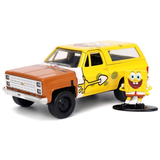 [IC10JSCY01] 1980 Chevy K5 Blazer w/ SpongeBob 1:32 Scale Hollywood Ride