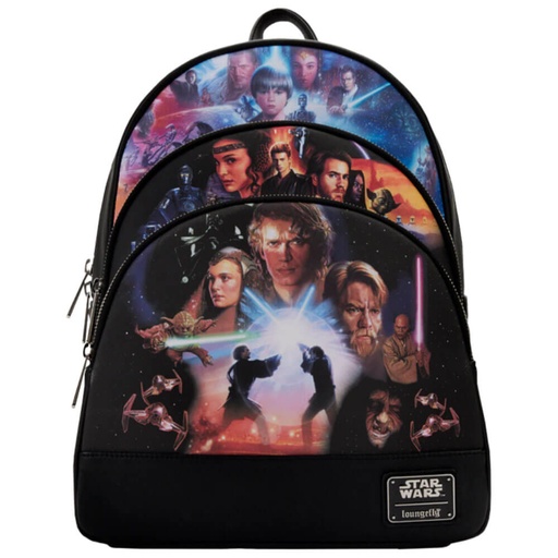 [IC10ZOJX01] Star Wars Prequel Trilogy Triple Pocket Mini Backpack