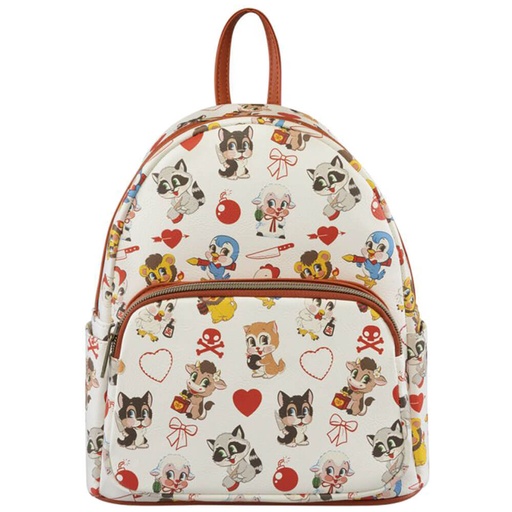 [IC10UZOA01] Villainous Valentines Faux Leather Mini Backpack