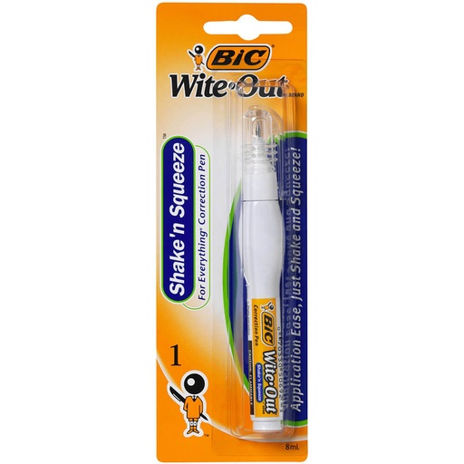 [WS2XRYK01] BiC Wite Out Shake & Squeeze Correction Pen 8mL