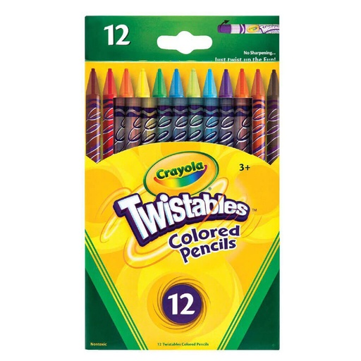 [WS2LRRO01] Crayola Twistables Coloured Pencil (12pk)