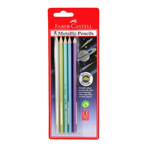 [WS2CXLR01] Faber-Castell Metallic Pencils (5pk)