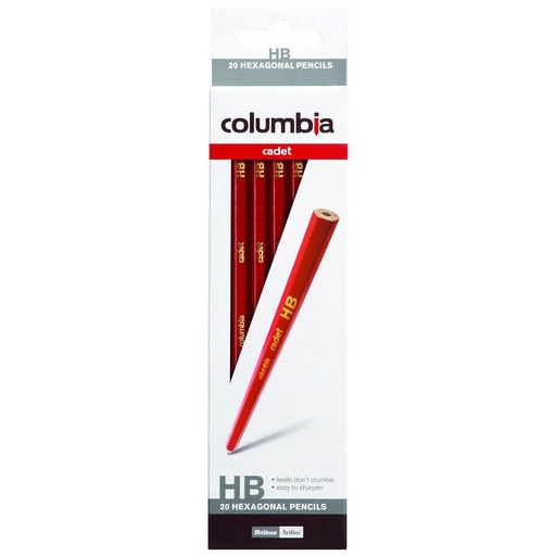 [WS2PMIN01] Columbia Cadet Round HB Lead Pencils (20/box)