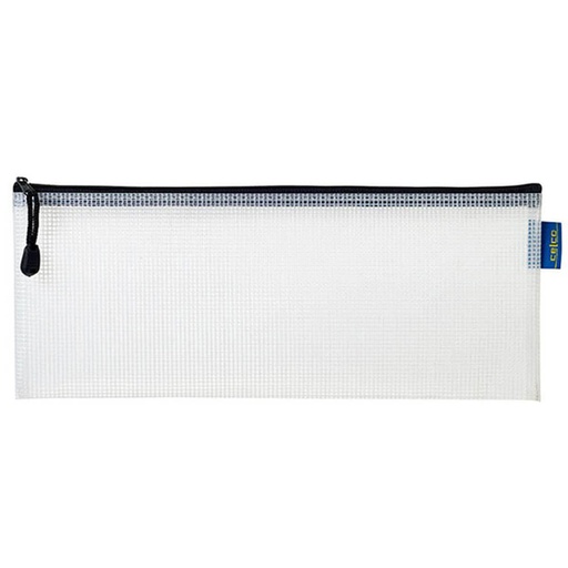 [WS2XXND01] Celco Mesh Pencil Case 340x135mm (Clear)