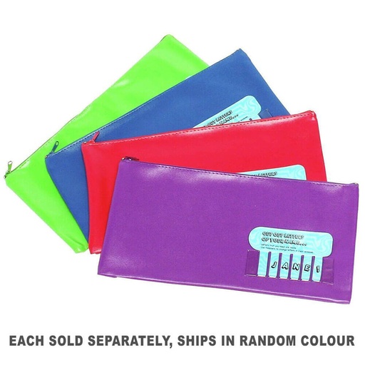[WS2UOSS01] Marbig Name Pencil Case 325X165mm (Random Colour)