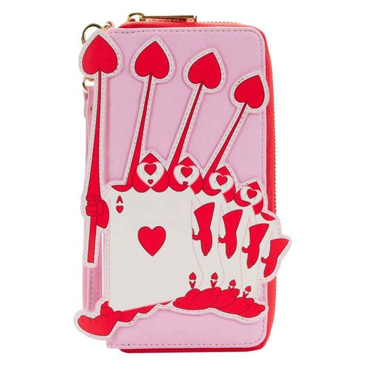 [IC11OGCA01] Alice in Wonderland (1951) Ace of Hearts Zip Wallet