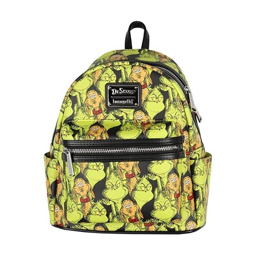 [IC11ITEP01] Dr Seuss The Grinch & Max All-Over Print US Ex Mini Backpack