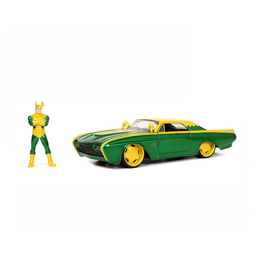 [IC11VQBS01] Marvel Comics Loki & 1963 Ford Thunderbird 1:24 Scale