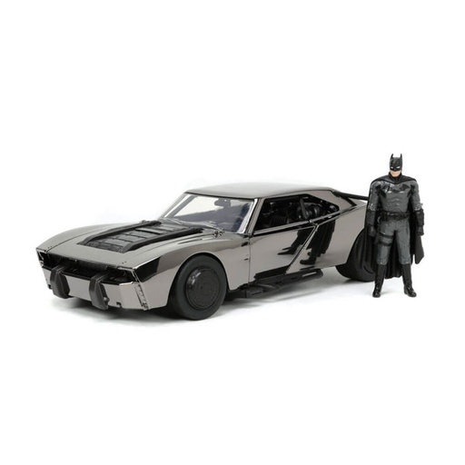 [IC11RABO01] Batmobile Chrome Black SDCC 2022 US Exclusive 1:24 w/ Batman