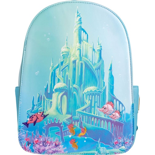 [IC11RMQP01] Little Mermaid (1989) Castle Snap Flap US Ex Mini Backpack