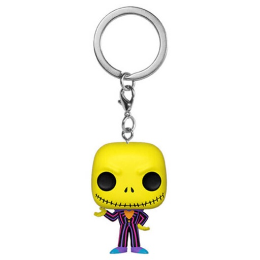 [IC11DVAF01] Nightmare Before Christmas Jack Black Light Pop! Keychain