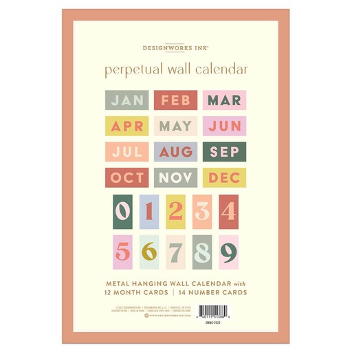 [DC2SFMW01] Perpetual Wall Calendar