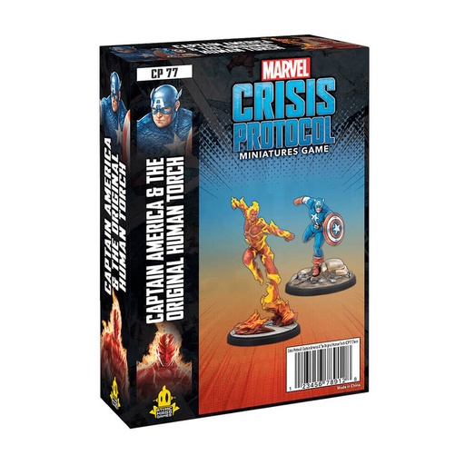 [VR6VAGI01] Marvel Crisis Protocol Captain America & Orginal Human Torch