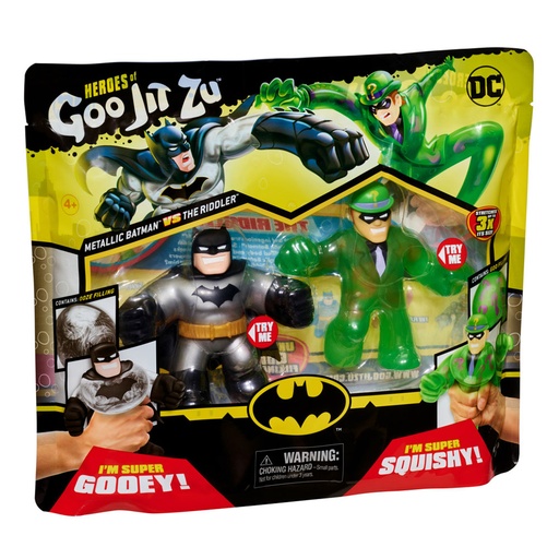 [AB3MUFW01] Heroes of Goo Jit Zu DC Series 1 Metallic Batman vs. Joker