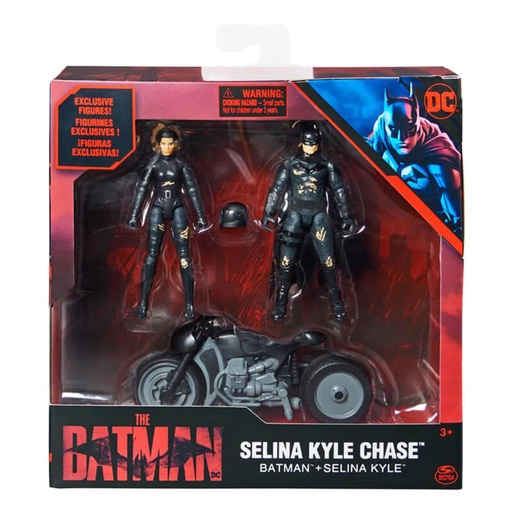 [AB3NMUV01] Batman Movie Selina Kyle Bike with Batman Figure 4"