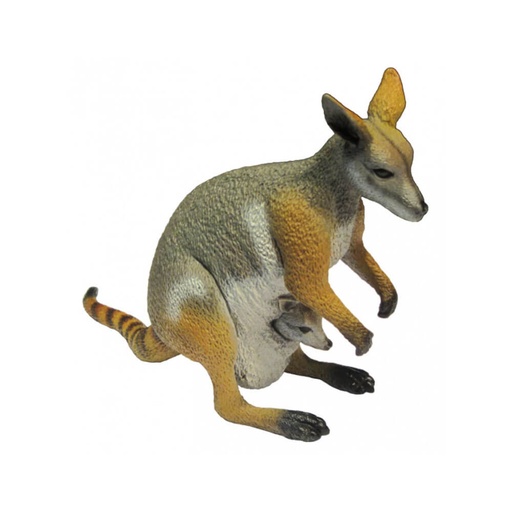 [SN3TDZO01] Animals of Australia Yellow-footed Rock Wallaby Replica