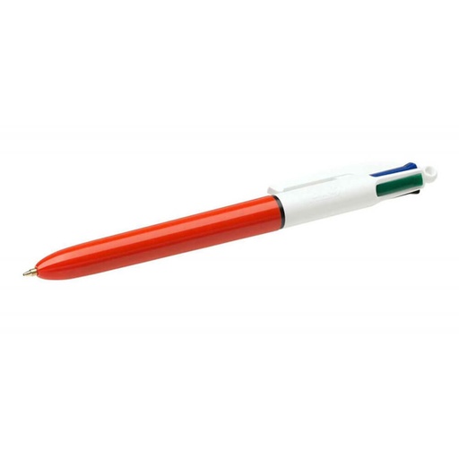 [WS3PDVX01] Bic 4 Colours Fine Retractable Ballpoint Pen (Box of 12)
