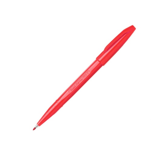 [WS3HIFE01] Pentel Bullet Point Sign 0.8mm Pen Red (Box of 12)