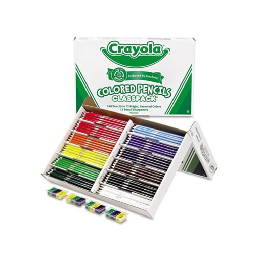 [WS3YKOF01] Crayola Coloured Pencil Class Pack