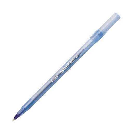 [WS3ZGMB01] Bic Round Stic Medium Point Pens (Box of 12)