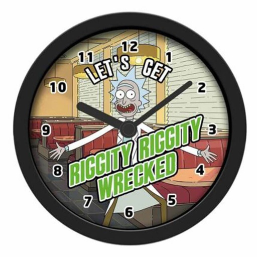 [IM2JQDI01] Rick and Morty Riggity Riggity Wrecked Desk Clock