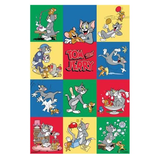 [IM2RUAY01] Tom and Jerry Panels Poster