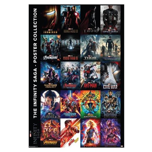 [IM2NDYZ01] Infinity War Saga Movie Poster