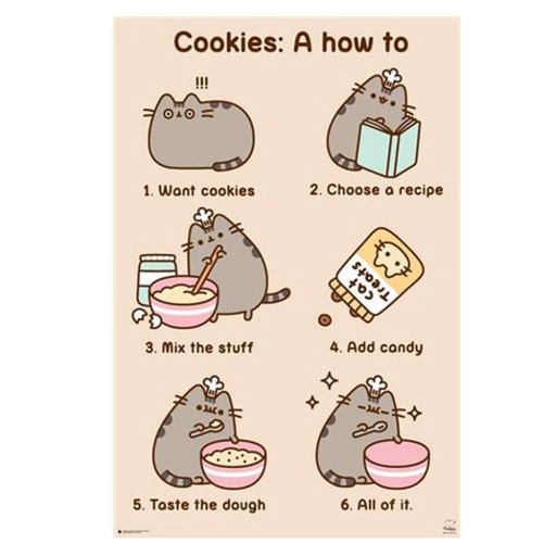 [IM2OFFP01] Pusheen Cookies Poster