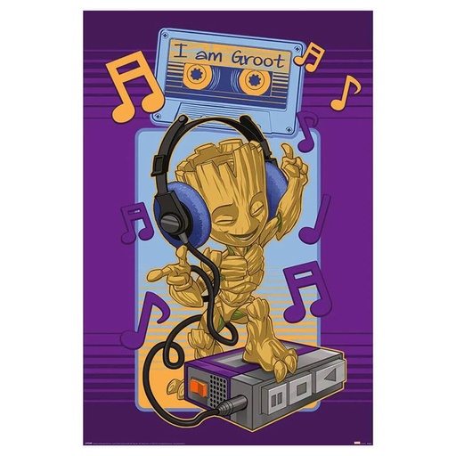 [IM2LDLW01] Guardians of the Galaxy Groot Cassette Poster