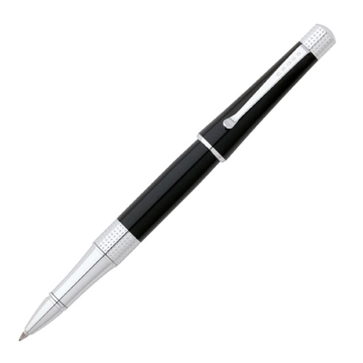 [BM2RFRX01] Cross Beverly Rollerball Pen (Black and Chrome)