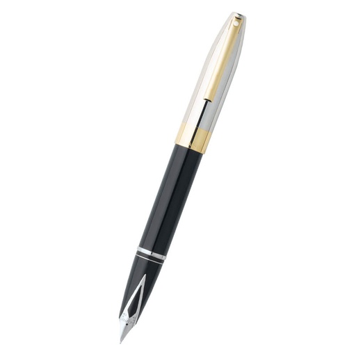 [BM2DBSR01] Legacy Black Lacquer Fine Fountain Pen with 22ct Gold Trim