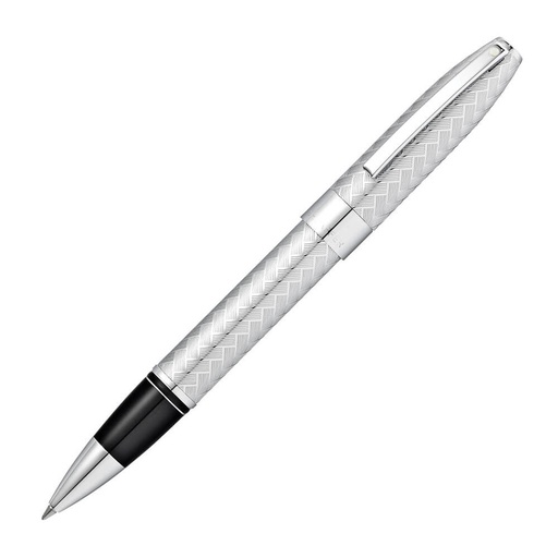 [BM2YRDP01] Legacy HP Chrome Chevron Pattern Rollerball Pen