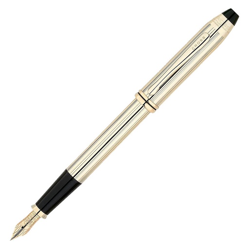 [BM2KXAF01] Townsend 10K Gold Filled Fine Nib Fountain Pen