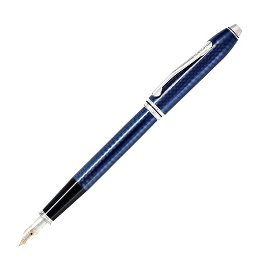[BM2CKVS01] Townsend Quartz Blue Lacquer Medium Point Fountain Pen