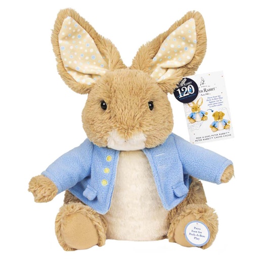 [JR7ZZXA01] Beatrix Potter Petter Rabbit Peek-A-Ears Plush Soft Toy 30cm