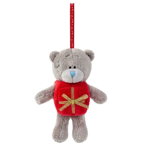 [JR7POGU01] Me to You Tatty Teddy Bear Present Christmas Tree Decoration