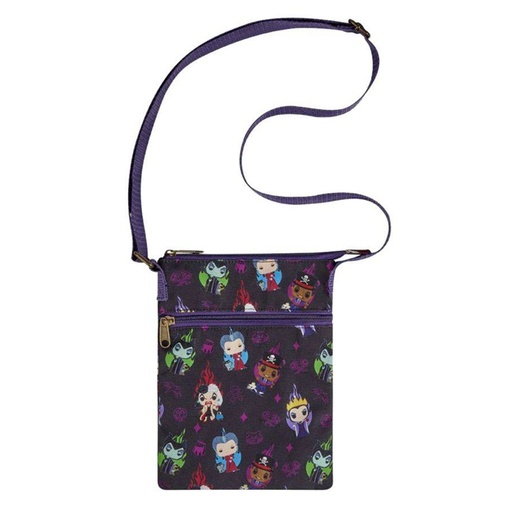 [IC12UDKC01] Disney Villains Villains Print Passport Bag