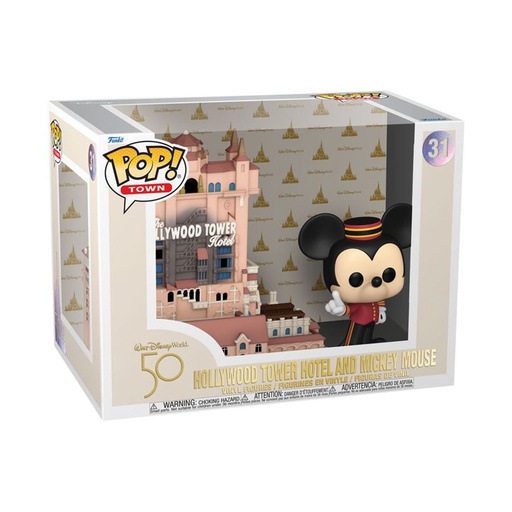[IC12WMQA01] Disney World 50th Anniversary Tower of Terror Pop! Town