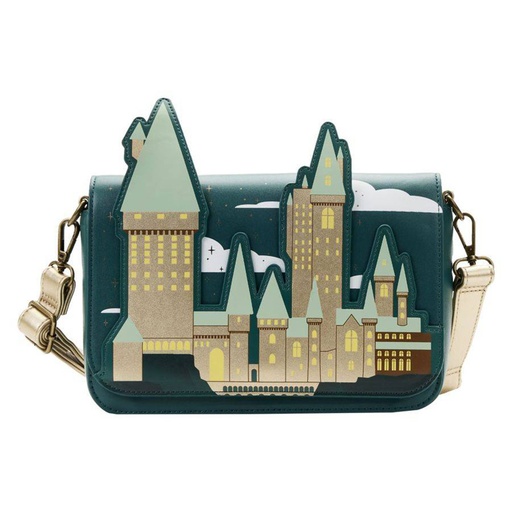 [IC12DHSA01] Harry Potter Golden Hogwarts Crossbody with Pouch