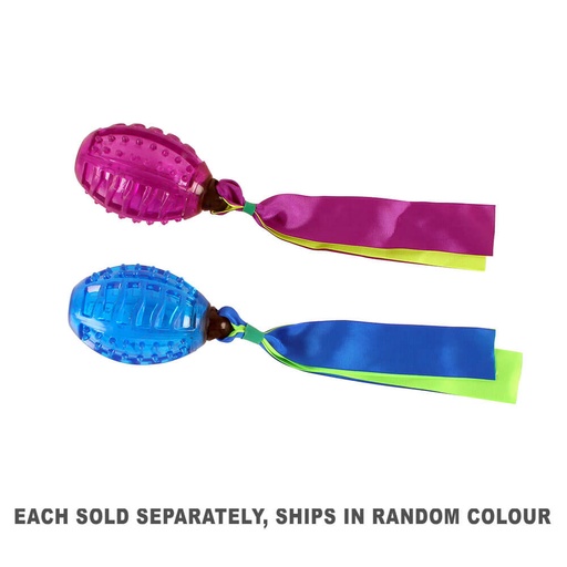 [AW2RUYA01] Football Rocket Streamer Pet Toy 11x8cm (1pc Random)