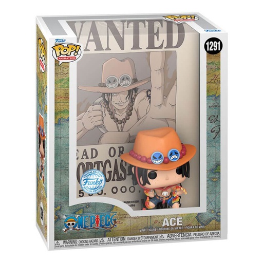 [IC13NTMI01] One Piece Portgas D Ace Wanted US Exclusive Pop! Cover