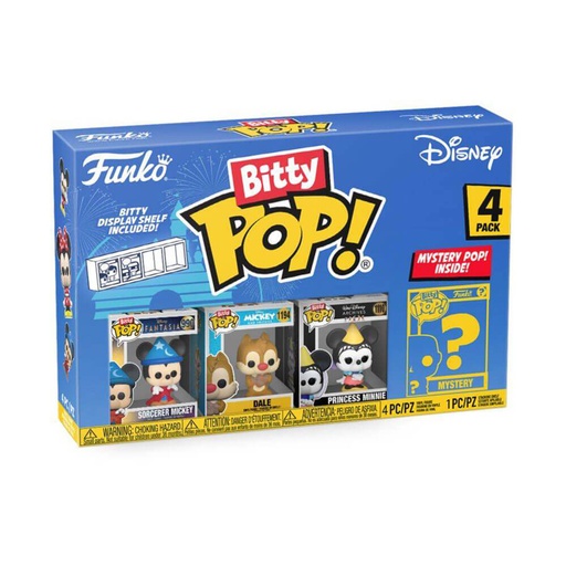 [IC13NXFS01] Disney Sorcerer Mickey & Friends Bitty Pop! 4-Pack